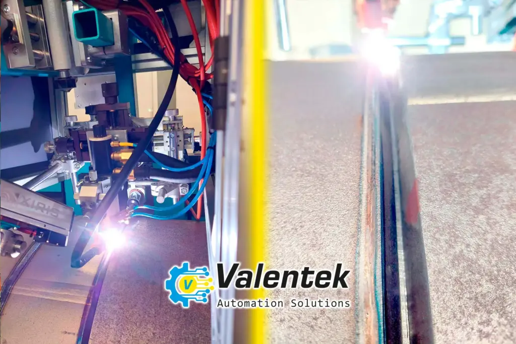 Impianto di saldatura circolare in funzione per Nuova Cmm sviluppato da Valentek
