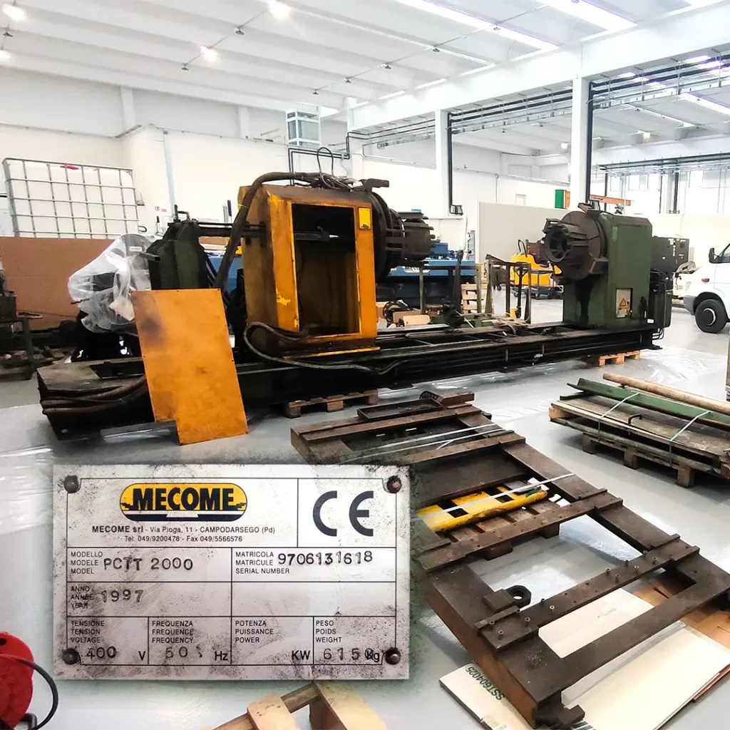 Prima del revamping Valentek - Valentek Macchina per saldatura industriale del 1997 prima del revamping Valentek