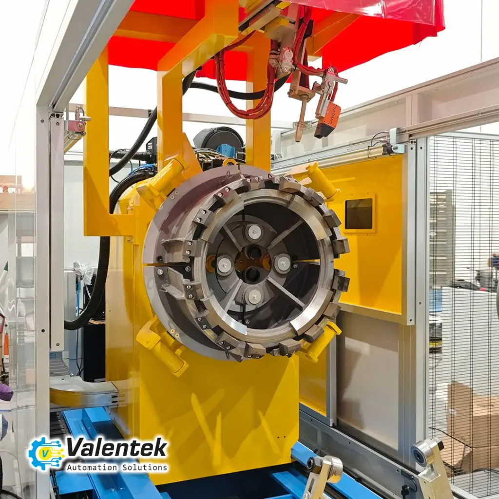 Punti_Fondamentali copia_web - Valentek Serraggio idraulico e azionamento Brushless per rotazione pezzo Valentek